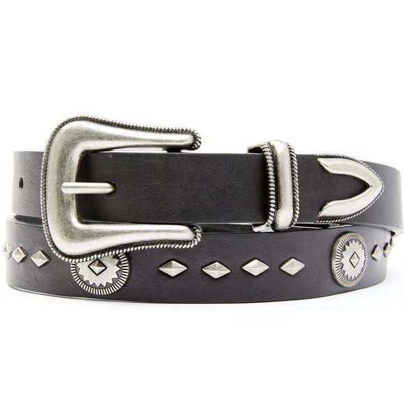 Wrangler Accessories - Wrangler Leather Concho Women's Belt
